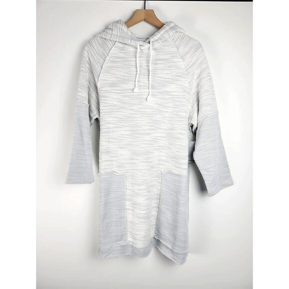 NEW STITCHDROP PATCH POCKET SLUB HOODIE DRESS - SMALL - Picture 2 of 7